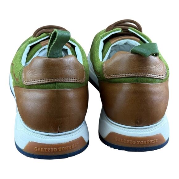 Galizio Torresi Men’s Designer Leather Casual Sneakers size 8.5-9|42 EU - Picture 7 of 9